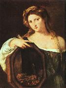 TIZIANO Vecellio Profane Love (Vanity) art oil painting reproduction